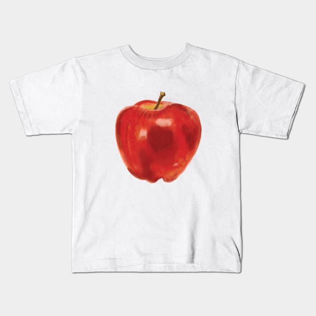 Apple Kids T-Shirt by ckai